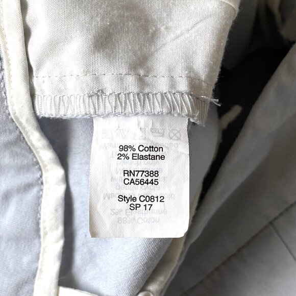 J.Crew Womens Frankie Chino Shorts 9" Size 2 Stretch Cotton Gray - Picture 5 of 10